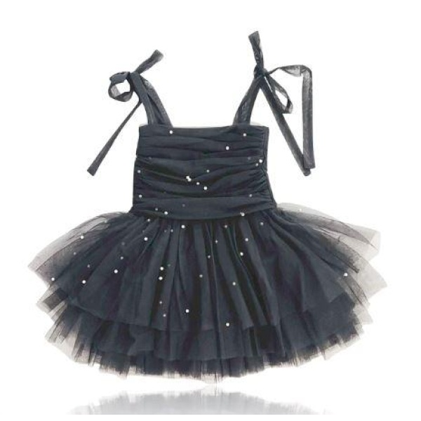 Dolly - Pearl Ballerina Dress, Black