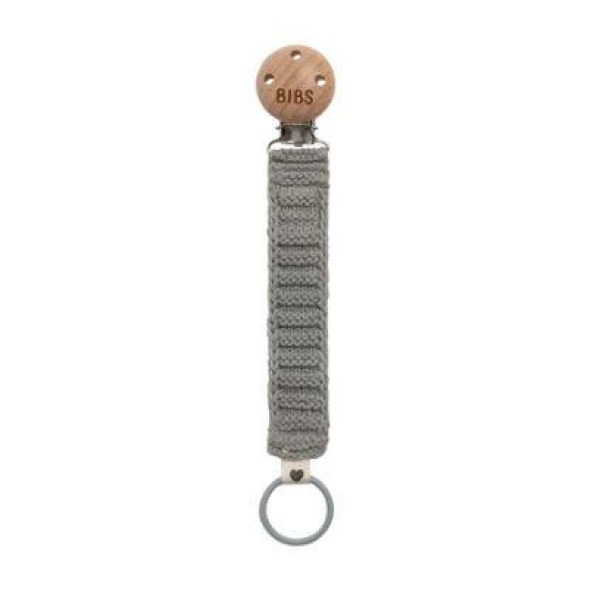 BIBS Pacifier Clip Knitted - Cloud