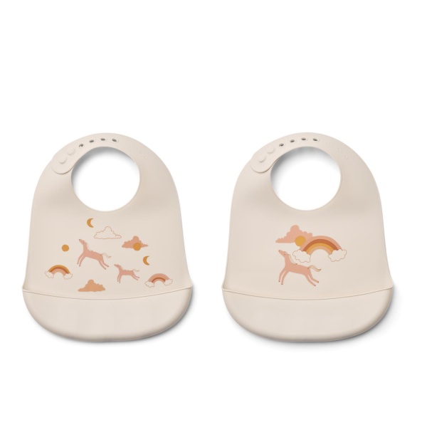 Liewood   Tilda Printed Bib 2-Pack