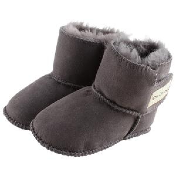 En Fant Tøfler Sheepskin Bootee, Grey