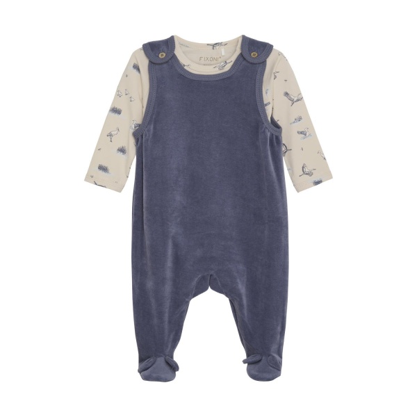 Fixoni Set w. Body & Velour Romper