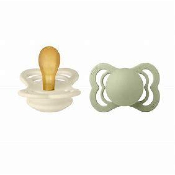 BIBS Supreme 2 PACK Ivory/Sage Latex symmetrical