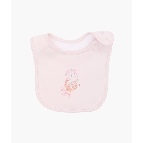 Livly Giraffe Bib, Pink