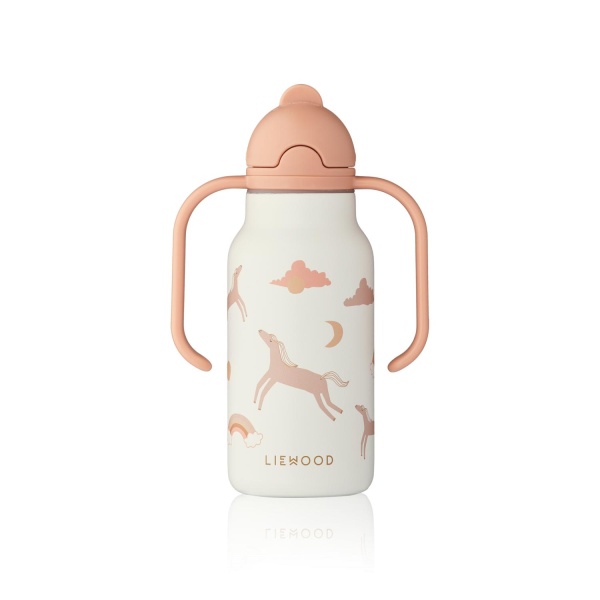 Liewood Kimmie Water Bottle 250 ml, Dream / Ecru