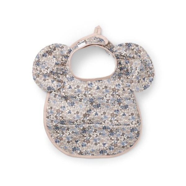 Elodie Baby Bib, Blue Garden