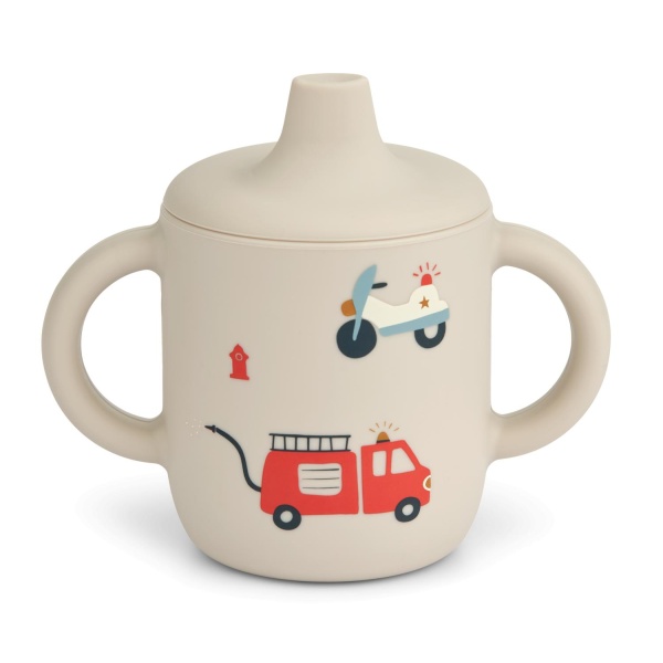 Liewood Nail Sippy cup, Emergency Vehicle/Sandy