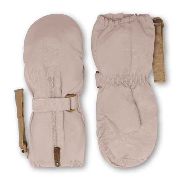 Mini A Ture MATCESAR fleece lined gloves, Adobe rose