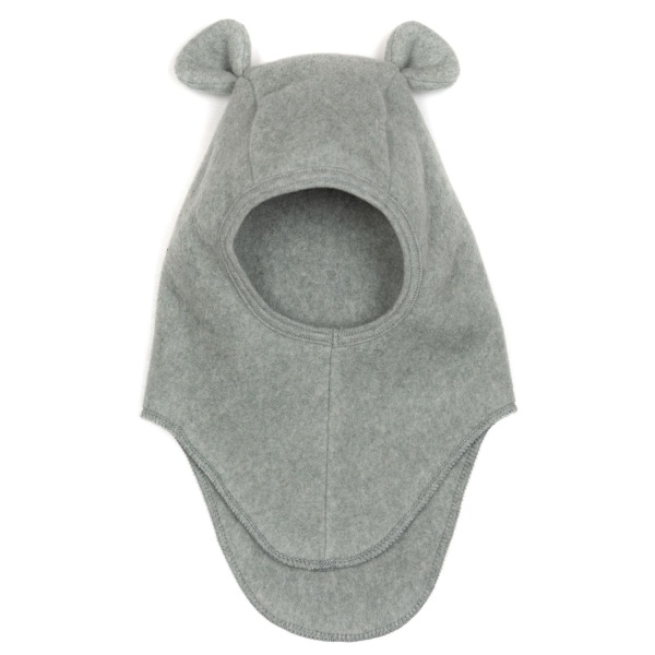 Huttelihut TEDDY E-hut w/rabbit ears Cotton Fleece Eucalyptus