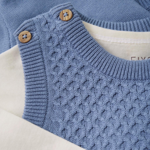 Fixoni Set w. Body & Knit Romper - Bilde 2