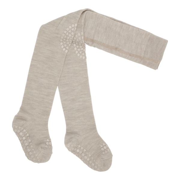 GoBabyGo Crawling tights anti-slip Wool, Sand