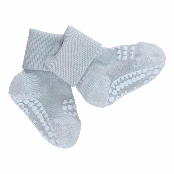 GoBabyGo Non-slip socks Bamboo, Sky Blue - Bilde 2