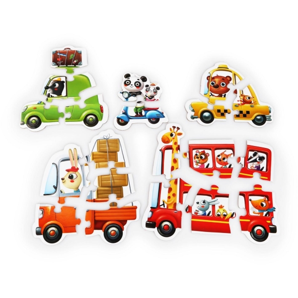 Cubika puslespill 20 br Biler 2+