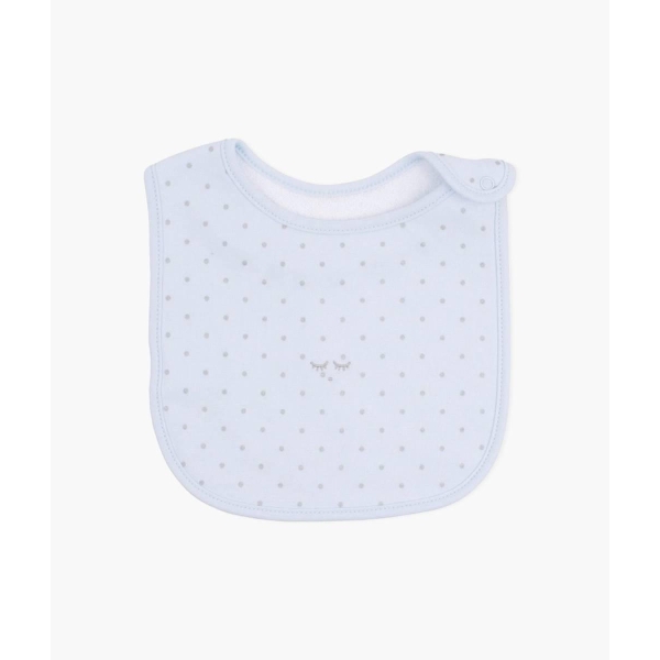 Livly - Saturday Bib blue/silver dots