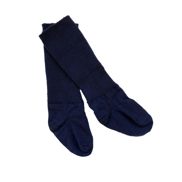 GoBabyGo Non-Slip socks in Merino Wool. M Blue