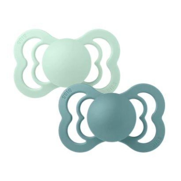 Bibs Supreme 2 pk - Latex Symmetrical, Mint/Island Sea