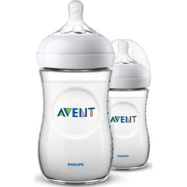 Avent Naural Flaske, 2 pack