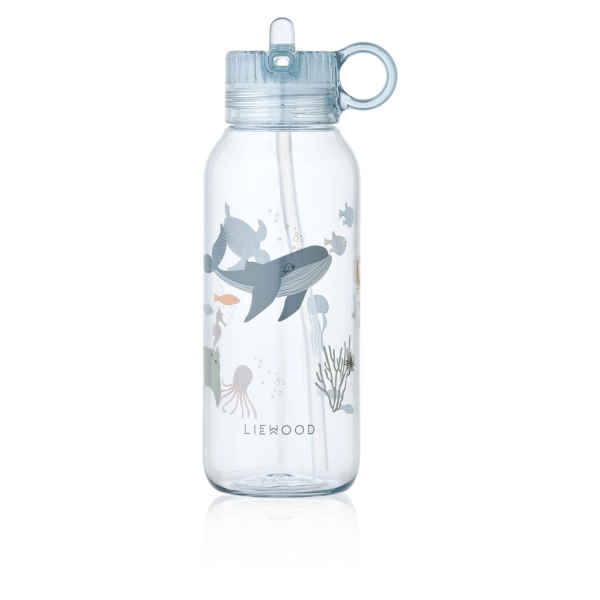 Liewood Yang Tritan Water Bottle 500ml, Sea creature / Sandy