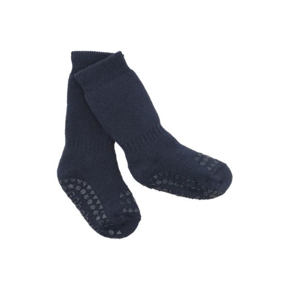 GoBabyGo Non-slip socks, Navy Blue