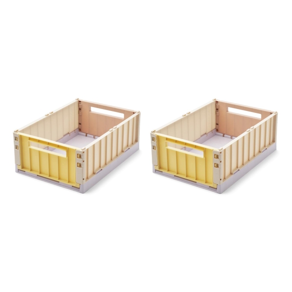 Liewood Weston Storage Box M 2-Pack, JobaJoba Multi Mix