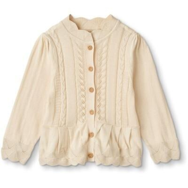 Fliink OMA LS CARDIGAN, SANDSHELL