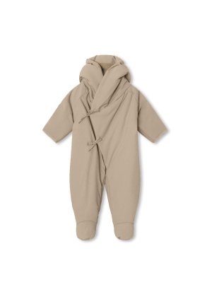 Mini A Ture MATFIANNA fleece lined winter pramsuit, Savannah tan
