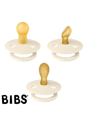 BIBS Try-It Collection 3 Pack 0-6 mnd, Ivory