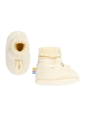 JOHA Ullfleece Sleeping booties, Natur
