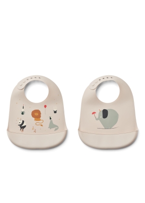 Liewood   Tilda Printed Bib 2-Pack