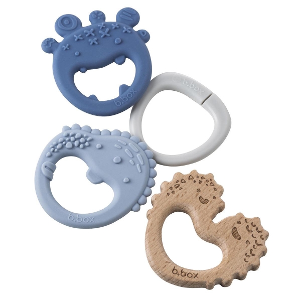 b.box Trio Teether, Blå - Bilde 2