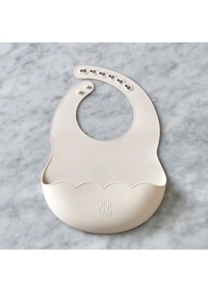 JACK O JUNO Poppy Bib, Cream