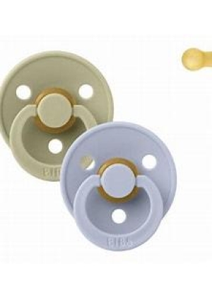 BIBS Colour 2 Pack Khaki/Dusty Blue Latex