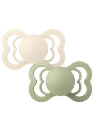 BIBS Supreme 2 PAKKE Ivory/Sage, Silicone