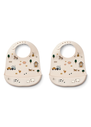 Liewood Tilda Bib 2-pack, Farm