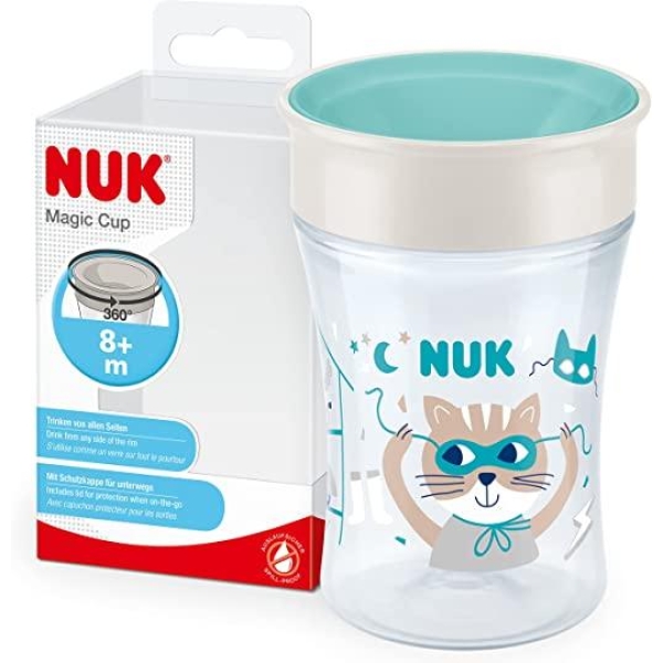 NUK Magic Cup Sippy Cup | 360° Anti-Spill 8+ Months