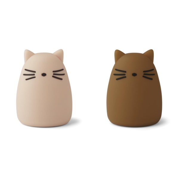 Liewood - Callie night light 2-pack Cat Rose/Golden Caramel