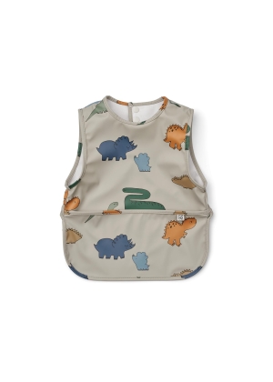 Liewood Bria Bib, Dinosaurs/Mist
