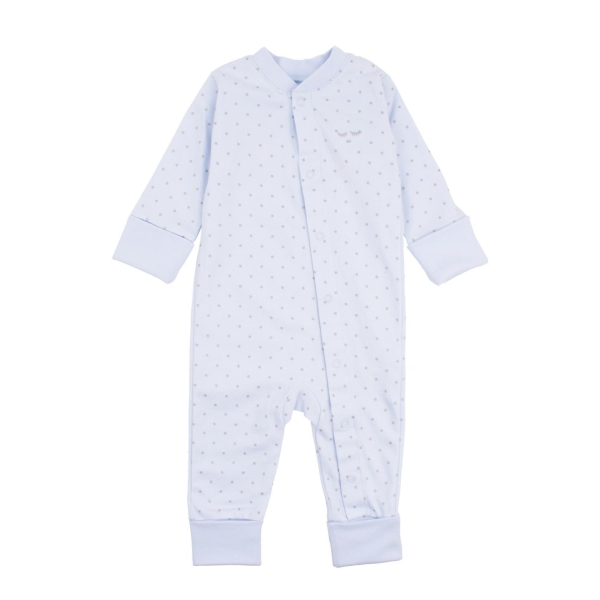 Livly Saturday Overall, blue/silver dot