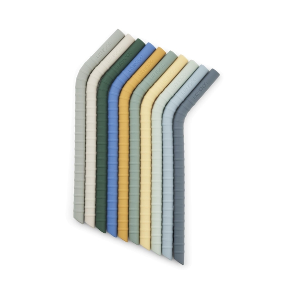 Liewood Jonas Straw 10-Pack, Peppermint Multi Mix
