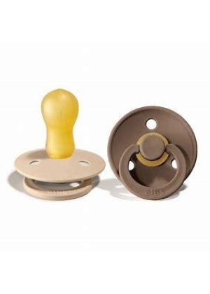 BIBS Colour 2 PACK Vanilla/Dark Oak, Str 3