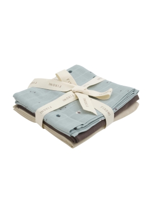 Fixoni Muslin Cloth 3-Pack 65x65
