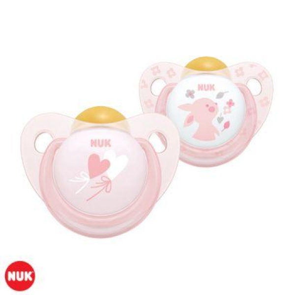 NUK smukk Rose & Blue Latex Rosa