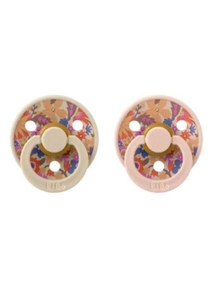 BIBS x LIBERTY - COLOUR 2-PK JUNE BLOSSOM BLUSH MIX