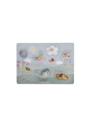 Little Dutch - Puslespill, Blomster og Sommerfugler