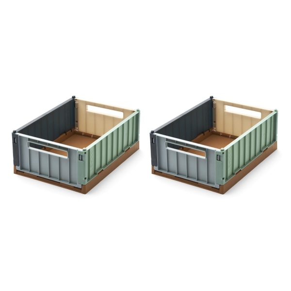 Liewood Weston storage box S 2-pack, Sea blue multi mix