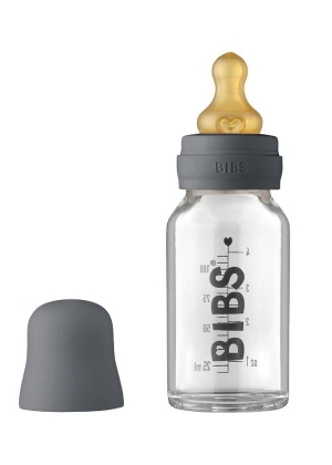 Baby Glass Bottle Complete Set 110ml - Iron