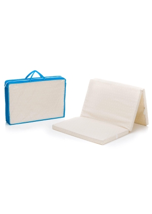 Fillikid Madrass til Reiseseng 120x60x4 cm, Beige Prikker