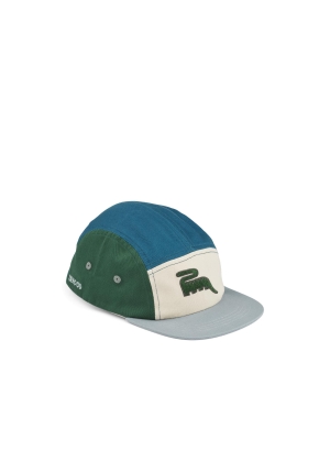 Liewood   Rory Printed Cap, Blue fog multi mix