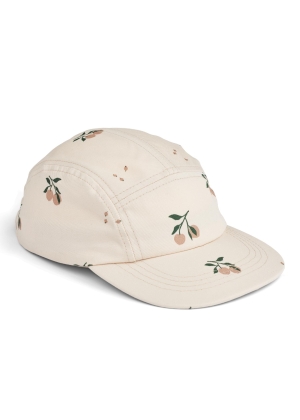 Liewood   Rory Printed Cap, Peach/ Sea Shell