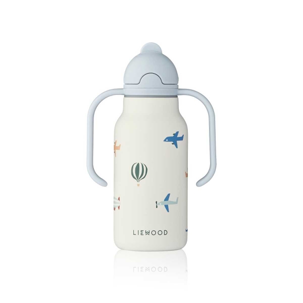 Liewood Kimmie Water Bottle 250 ml, Aviator / Ecru