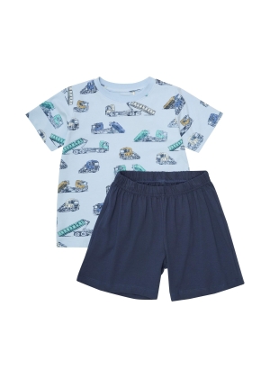 Minymo T-shirt+Short Set AOP